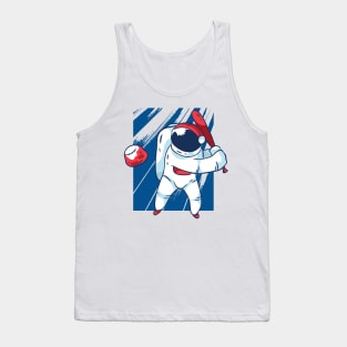 Baseball Astronaut Tank Top